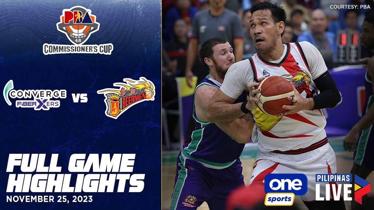 San Miguel overpowers Converge for back-to-back wins in PBA Commissioner